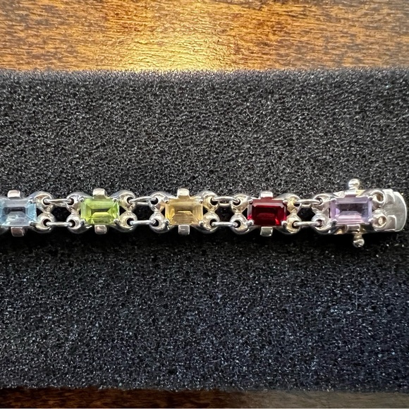 ADI Jewelry - 925 SS Thailand Vintage Multi-stone Bracelet